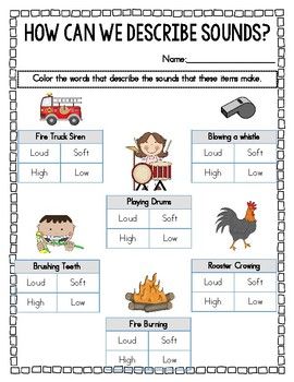 Describing Sounds Quick Assessment- 1st Grade NGSS Science ...