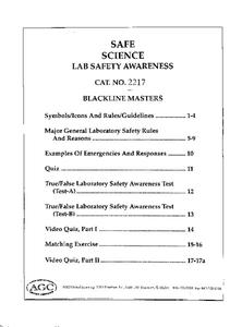 Science Lab Safety Lesson Plans &  Worksheets Reviewed by Teachers