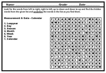 science length worksheet for 7th graders