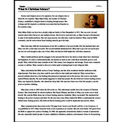 science reading comprehension worksheet