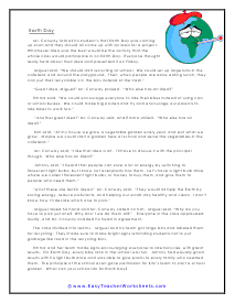 Science Reading Comprehension Worksheets