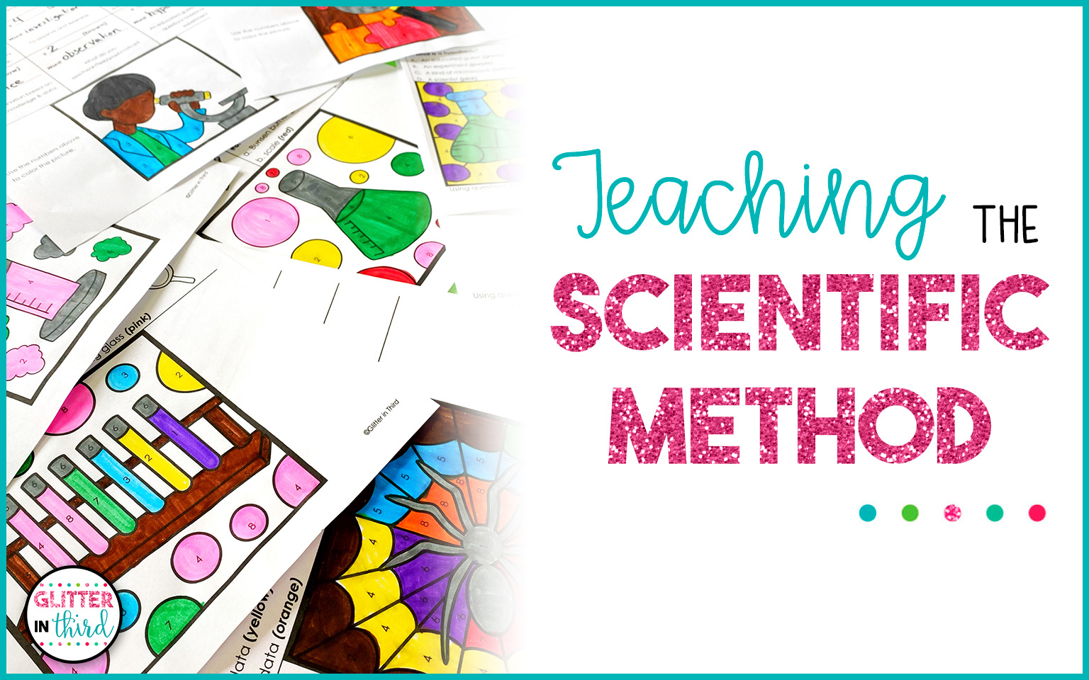 The BEST Scientific Method Worksheet Review - Glitter in Third