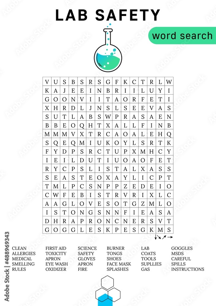 science safety rules worksheet