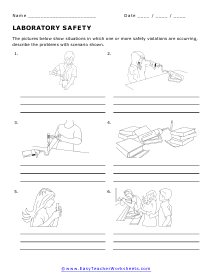 Lab Safety Worksheets