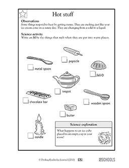 science stuff worksheet