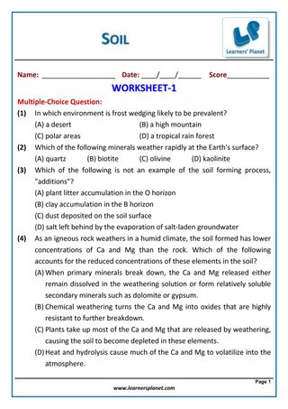 Get your digital copy of Grade-7-Science-Olympiad - Soil issue