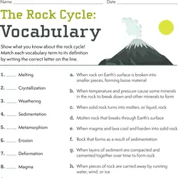 Printable 8th Grade Earth &  Space Science Worksheets 