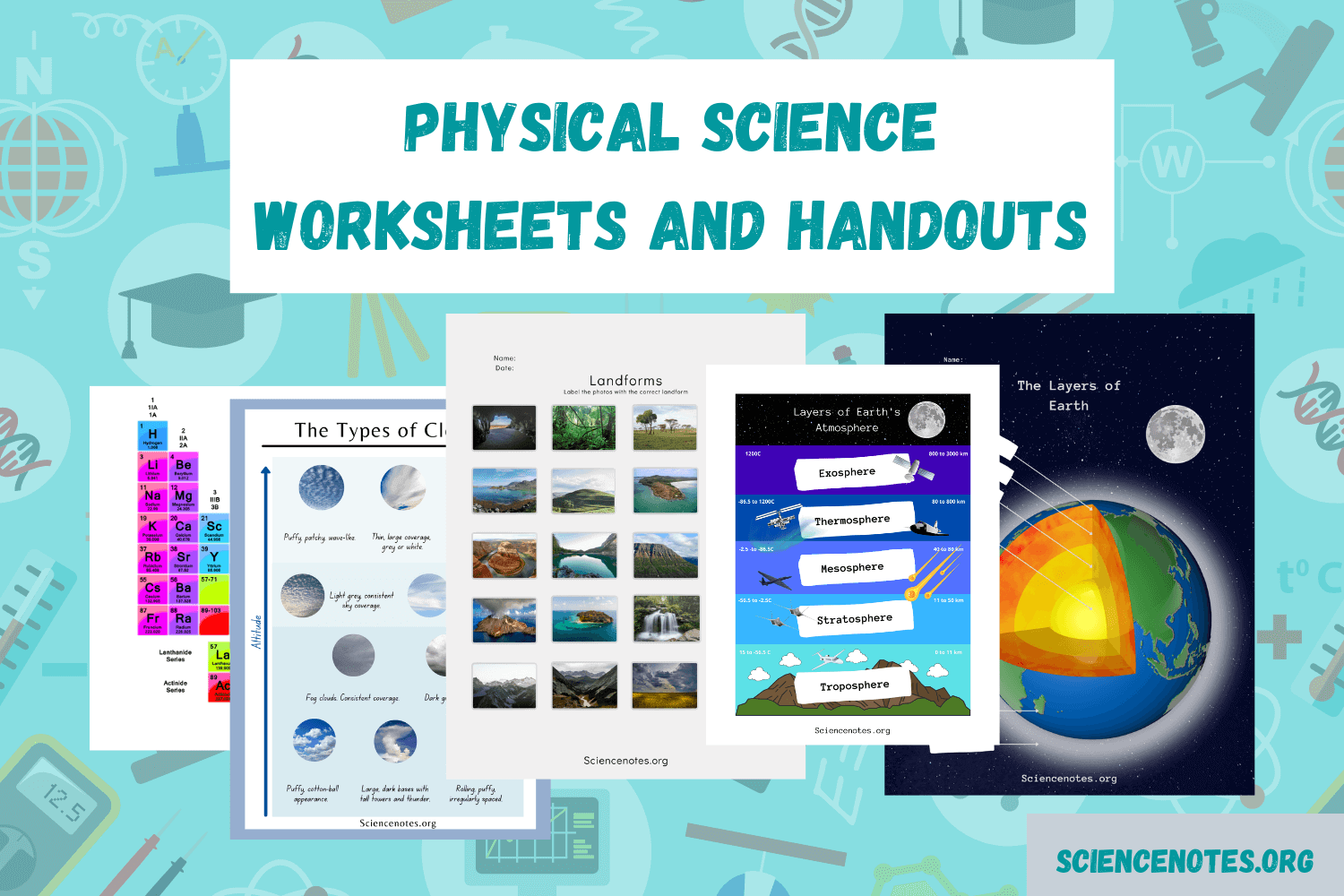 Physical Science Worksheets and Handouts
