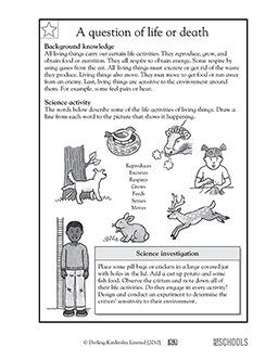 science Worksheets, word lists and activities. | GreatSchools