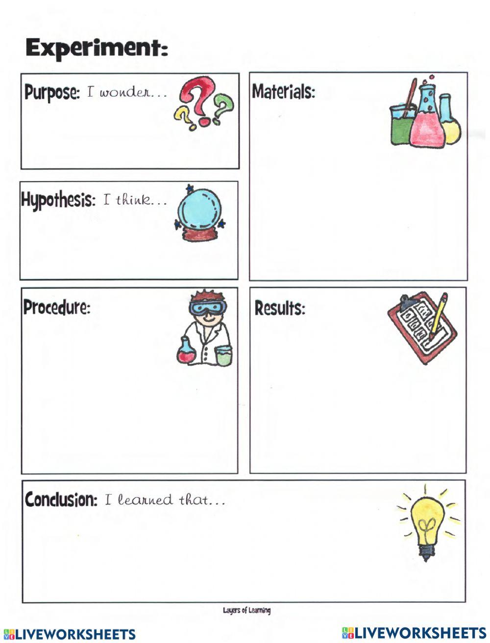 Scientific Method Worksheet worksheet  