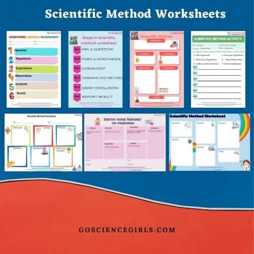 Scientific Method Worksheets for Kids (Process &  20+ Worksheets)