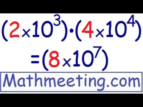 Scientific Notation - Adding and Subtracting - YouTube