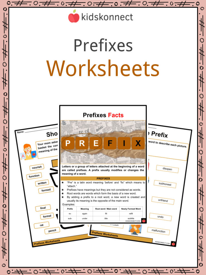Prefixes Facts &  Worksheets | Examples &  Definition For Kids