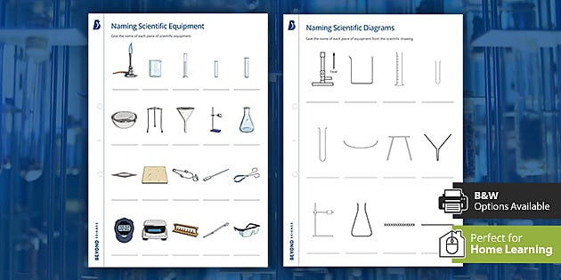 Naming Scientific Equipment Worksheet - Common Lab Equipment