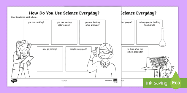 Science Everyday Uses Worksheet / Worksheets (teacher made)