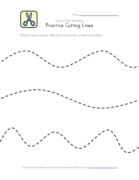 Scissor Skill Worksheets