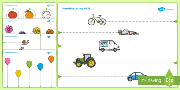 FREE! - ? Scissor Cutting Skills Assessment Workbook - Teacher-made