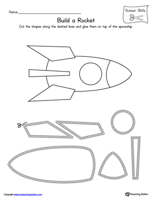 FREE* Rocket Scissor Practice | MyTeachingStation.com