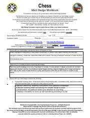 scouting merit badge worksheet