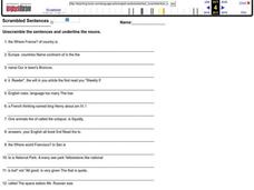 scrambled sentences