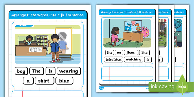 scrambled sentences