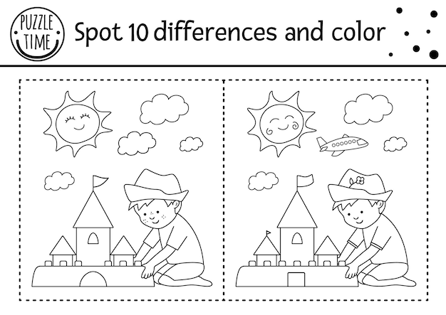 seashore worksheet