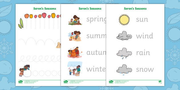 season and weather worksheet