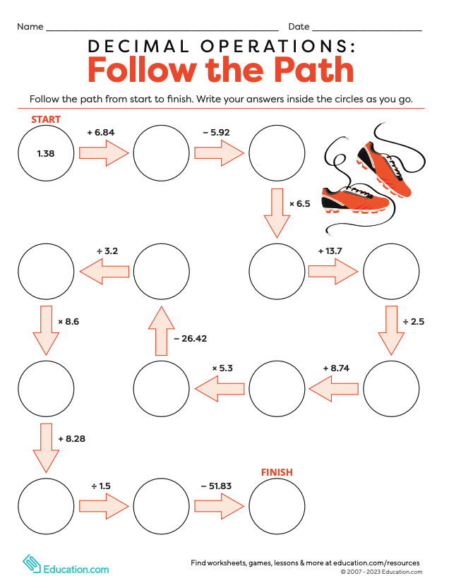 100+ new middle school math worksheets - Education.com Blog