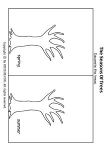 seasonal worksheet for first grade
