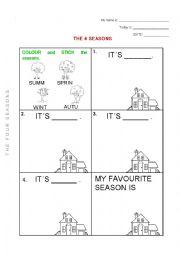 seasonal worksheet for first grade