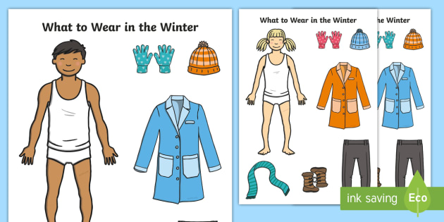 seasons worksheet the boy dress