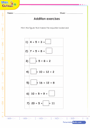 2nd grade math worksheets for children, pdf downloads