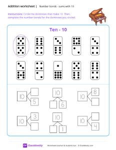 Second Grade Addition Facts Worksheets and Activities | ClassWeekly