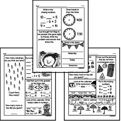 Second Grade Time Worksheets - Days, Weeks and Months on a ...