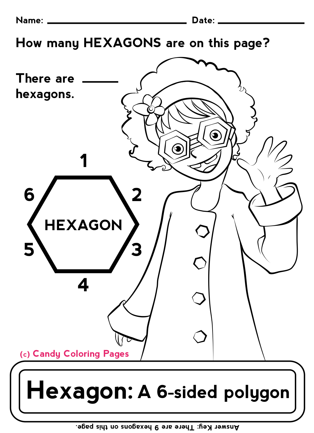 Free Math Worksheets and Coloring Pages for Kids! | Penny Candy ...