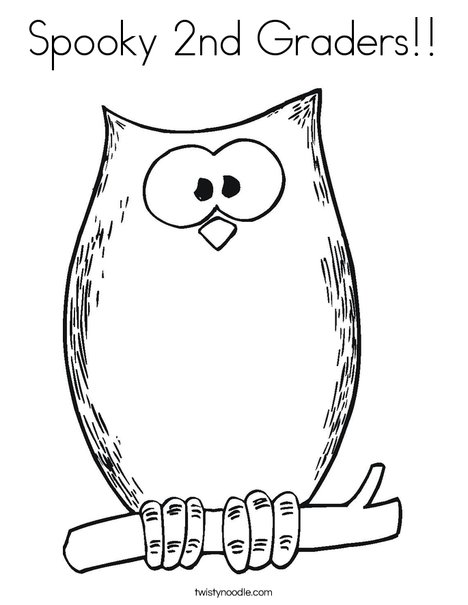 second grade coloring worksheet