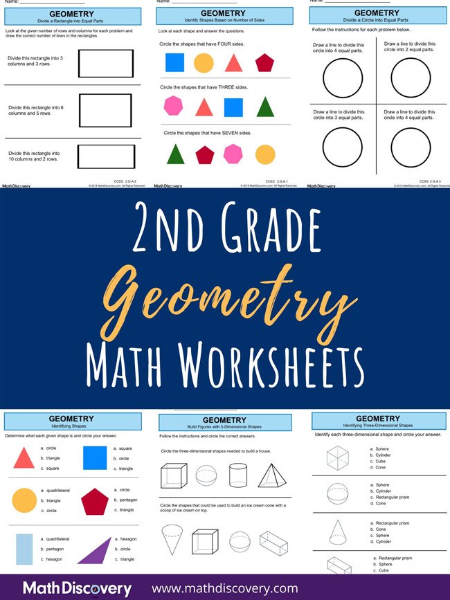 2nd Grade Geometry Worksheets MathDiscovery Worksheets Library