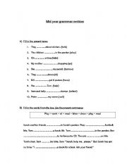 grammar revision 2nd grade - ESL worksheet by hebakamel@hotmail.com