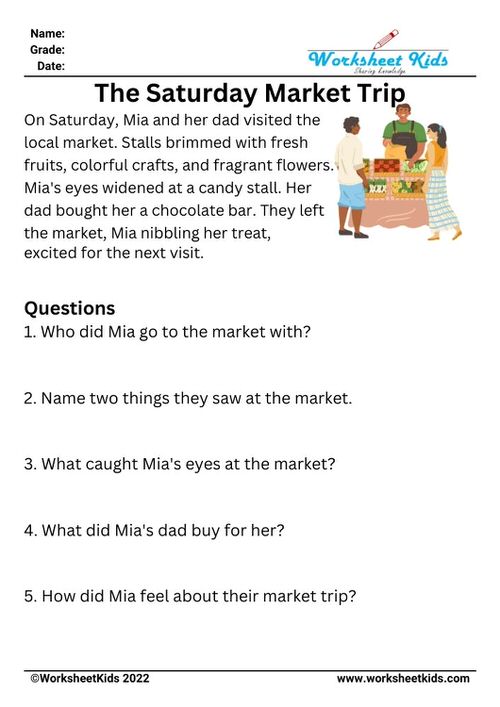 2nd Grade Reading Comprehension: Free Printable Worksheets