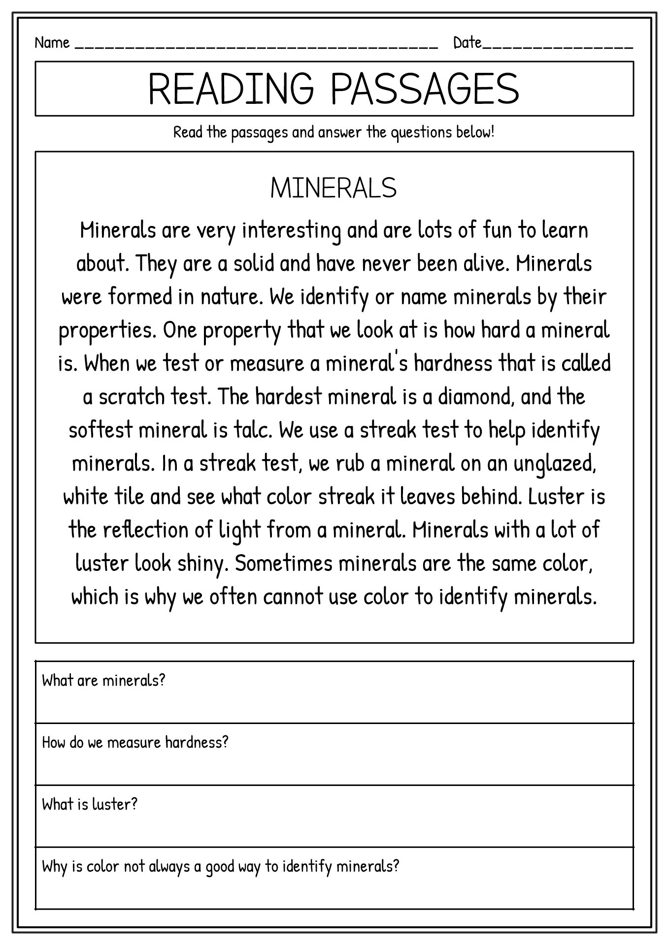 17 Reading Fluency 2nd Grade Worksheets - Free PDF at worksheeto.com