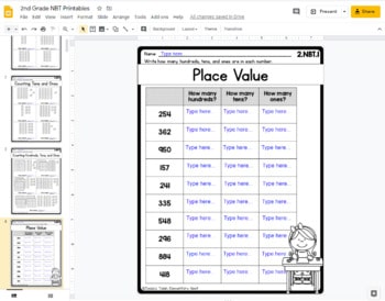 2nd Grade NBT Math Worksheets - Elementary Nest