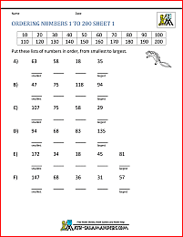 second grade math sheets