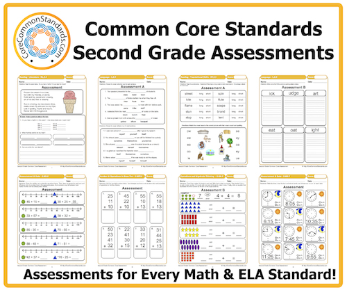 Second Grade Common Core Assessment Workbook Download