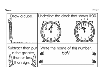 Free 2nd Grade Common Core PDF Worksheets | edHelper.com