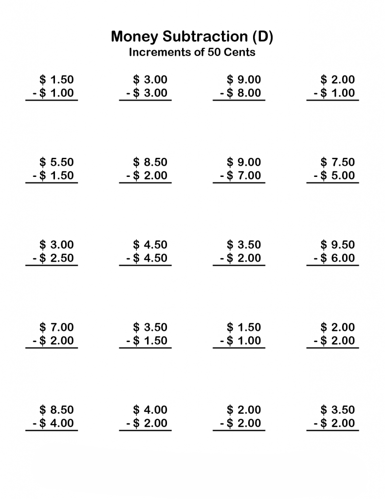 2nd Grade Money Worksheets - Best Coloring Pages For Kids