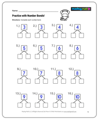 Free 2nd Grade Math Worksheets—Printable w/ Answers — Mashup Math
