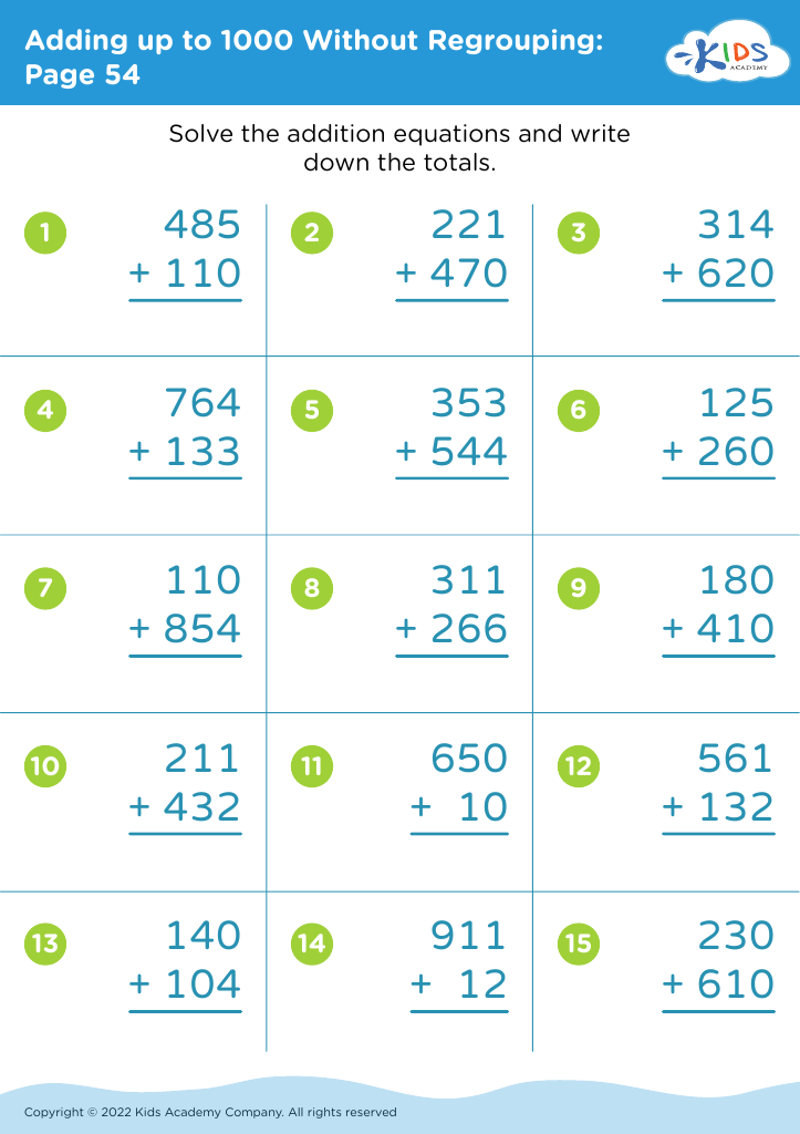 2nd Grade Math Worksheets - Free Printable Worksheets for Second Grade