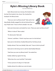 2nd Grade Reading Comprehension Worksheets
