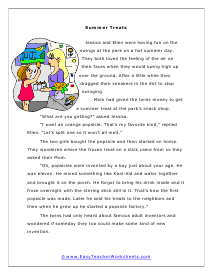 Reading Worksheets for 2nd Graders Worksheets