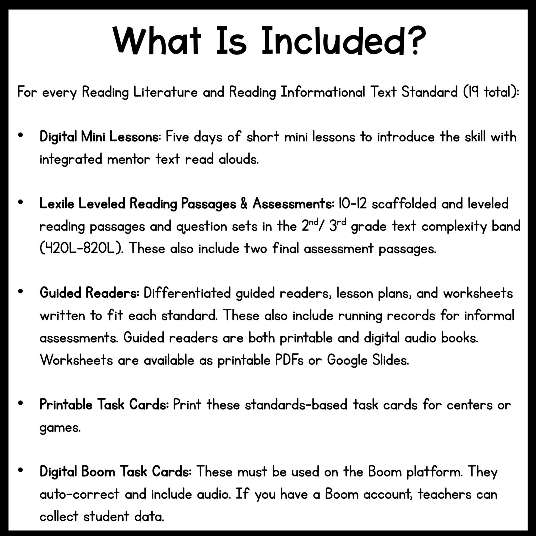 2nd Grade Reading Comprehension Curriculum - Full Year Bundle - Digital &   Print